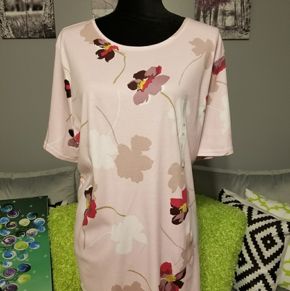 Flowered Pink Classic Tee